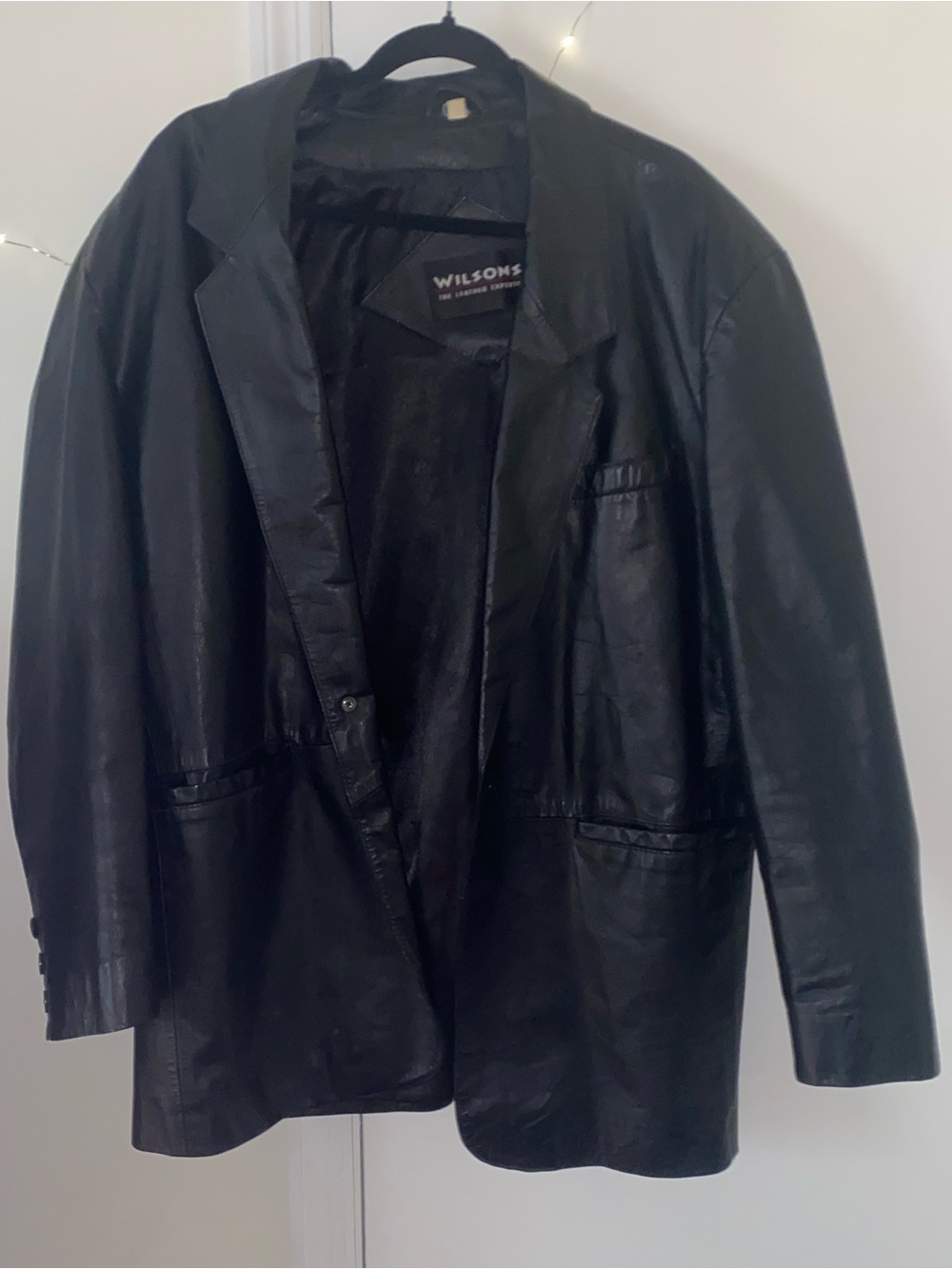 Wilson Black Women’s Leather Blazer